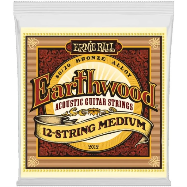 Ernie Ball 2012 Earthwood 80/20 12-Stringed Medium